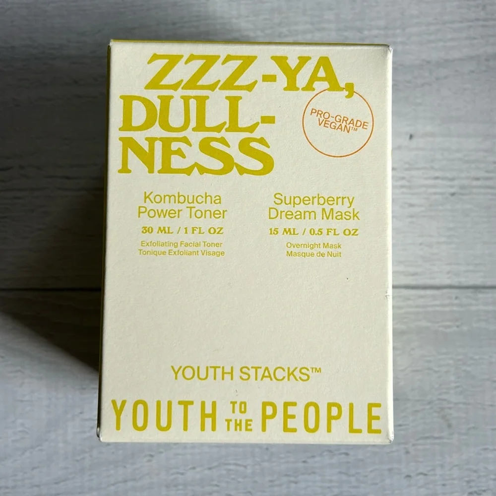 Youth‎ to the People ZZZ-Ya, Dullness Youth Stacks Combination Kit NIB